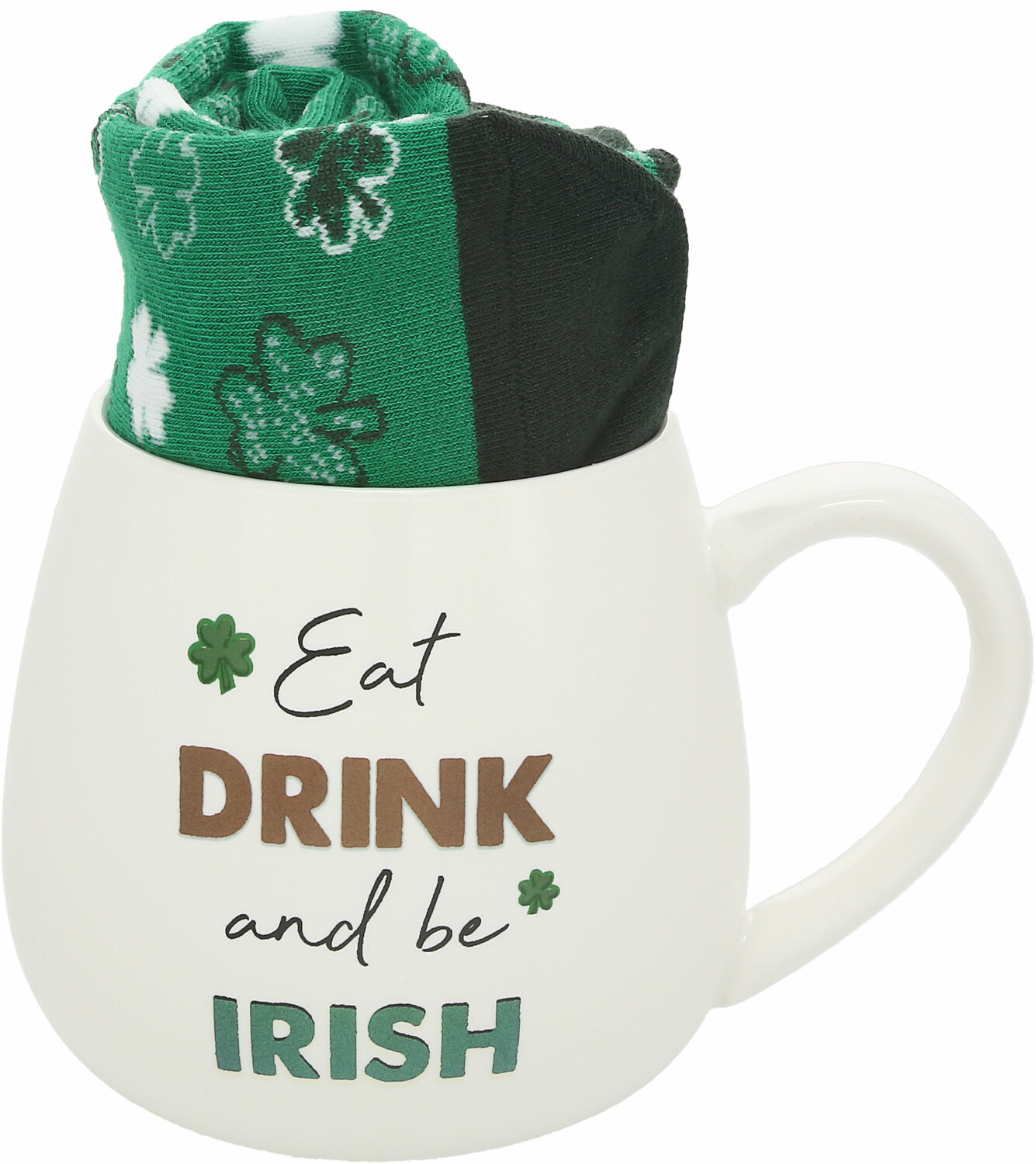 Be Irish by Warm & Toe-sty - Be Irish - 15.5 oz Mug and Sock Set