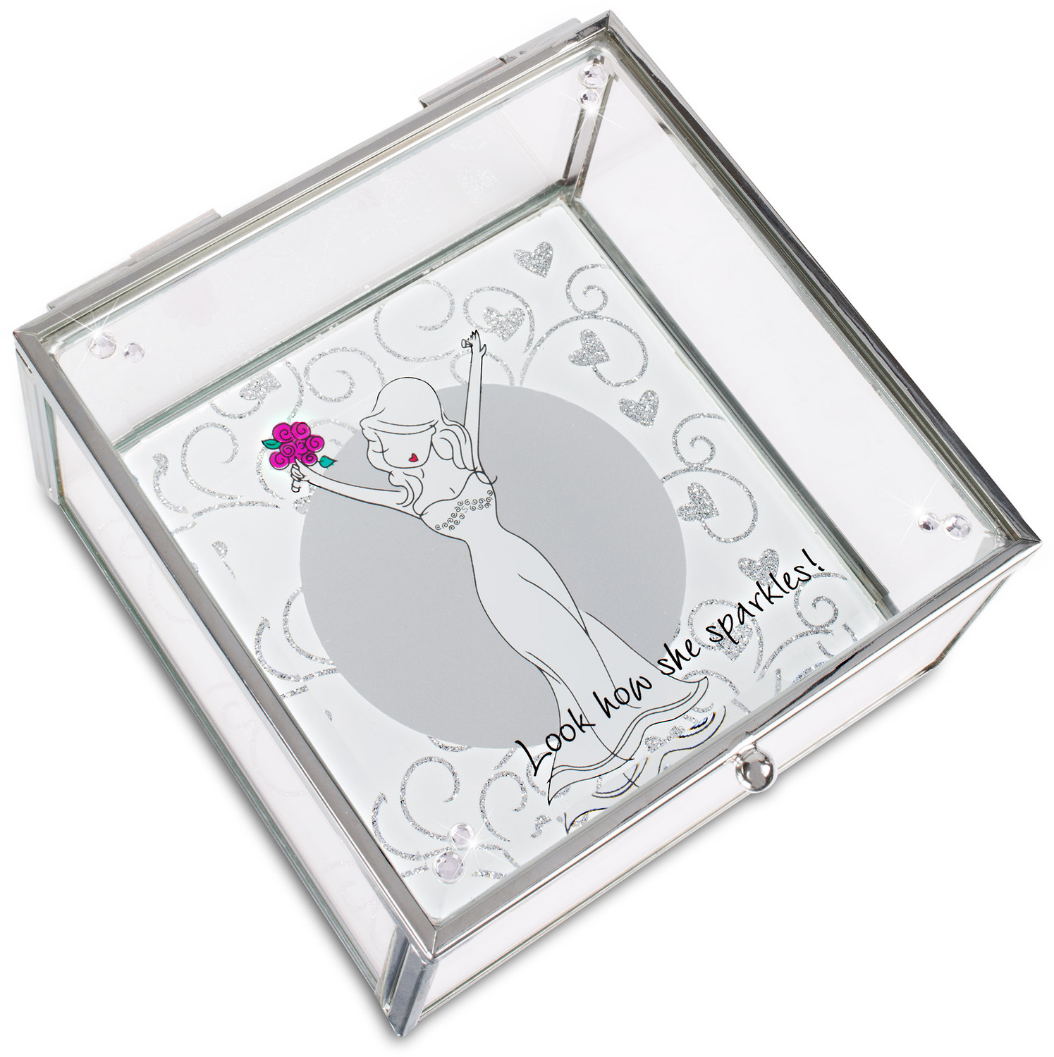Beautiful Bride by philoSophies - Beautiful Bride - 4" Glass Keepsake Box
