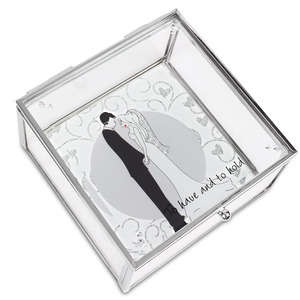 To Have and to Hold by philoSophies - 4" Glass Keepsake Box