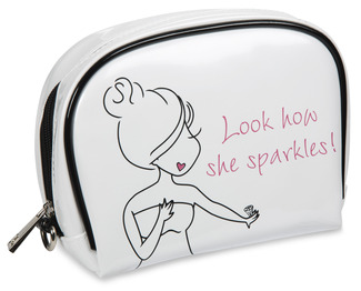 Look How She Sparkles! by philoSophies - 7.5" x 5.5" Makeup Bag
