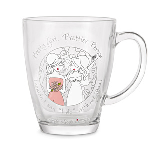 Pretty Girl by philoSophies - 12.5oz Glass Cup