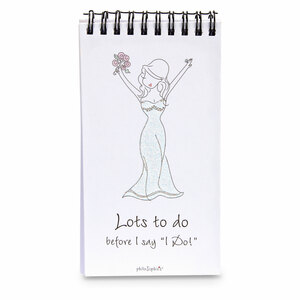 Bride by philoSophies - 80 Page Notepad with Easel