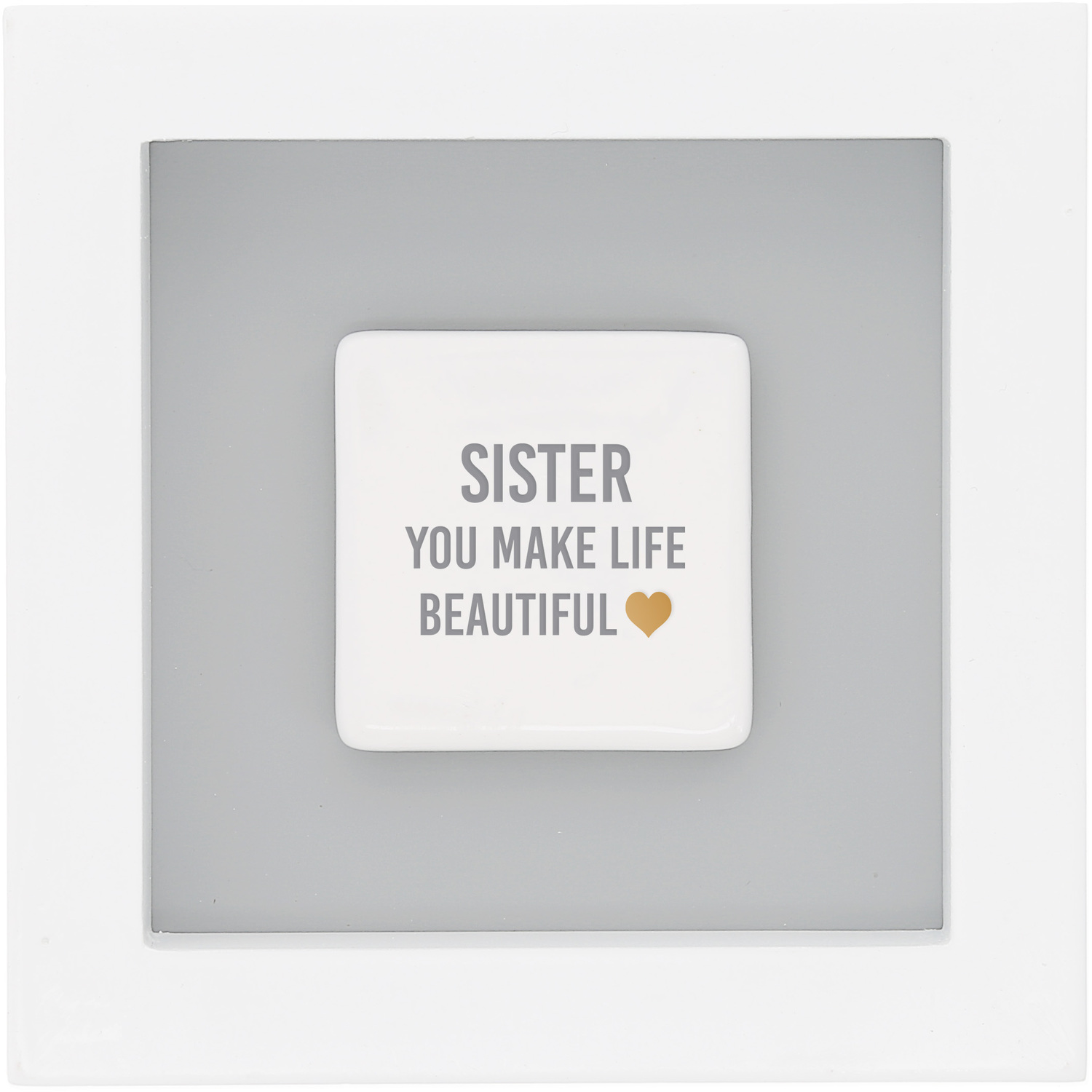 Sister by Said with Love - Sister - 4.75" Plaque