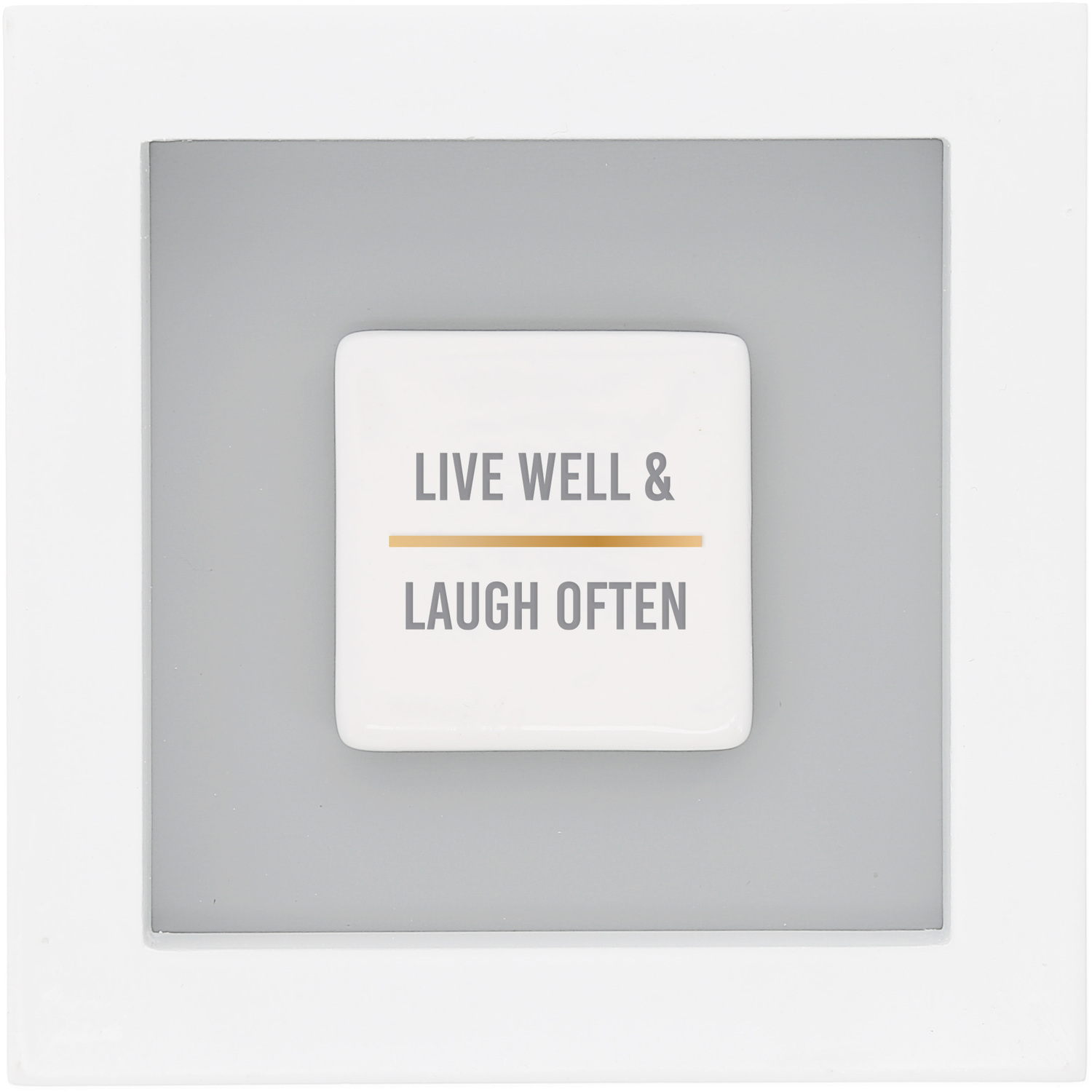 Laugh Often by Said with Love - Laugh Often - 4.75" Plaque