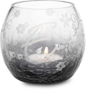 E Glass Candle Holder with Tealight by Black Tie - 