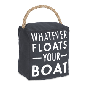 Floats Your Boat by Open Door Decor - 5" x 6" Door Stopper