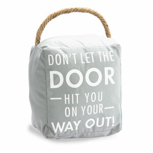 Way Out by Open Door Decor - 5" x 6" Door Stopper