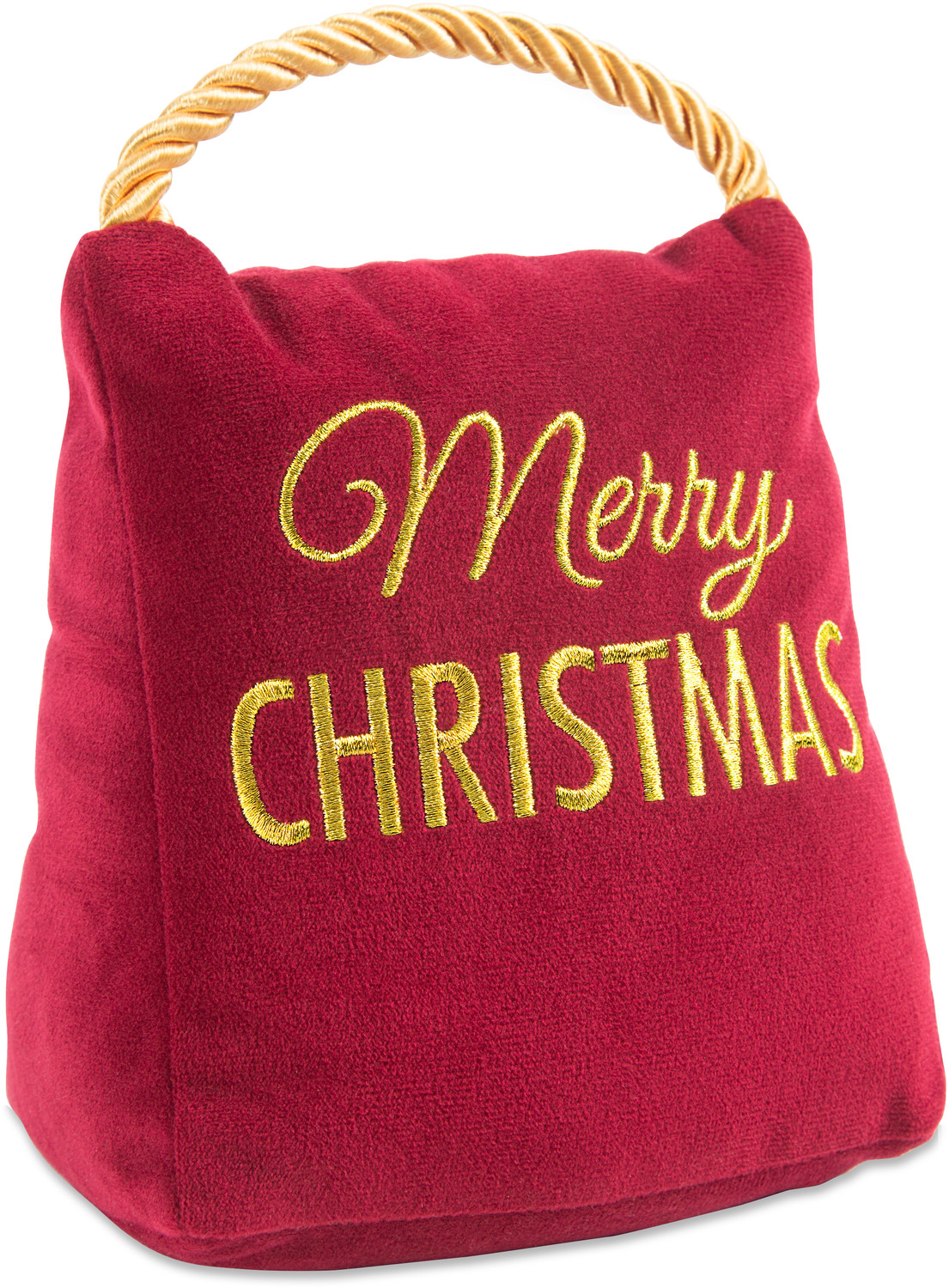 Christmas by Open Door Decor - Christmas - 5" x 6" Velvet Door Stopper