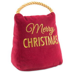 Christmas by Open Door Decor - 5" x 6" Velvet Door Stopper