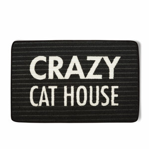 Cat House by Open Door Decor - 27.5" x 17.75" Floor Mat
