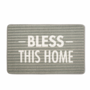 Bless This Home by Open Door Decor - 27.5" x 17.75" Floor Mat
