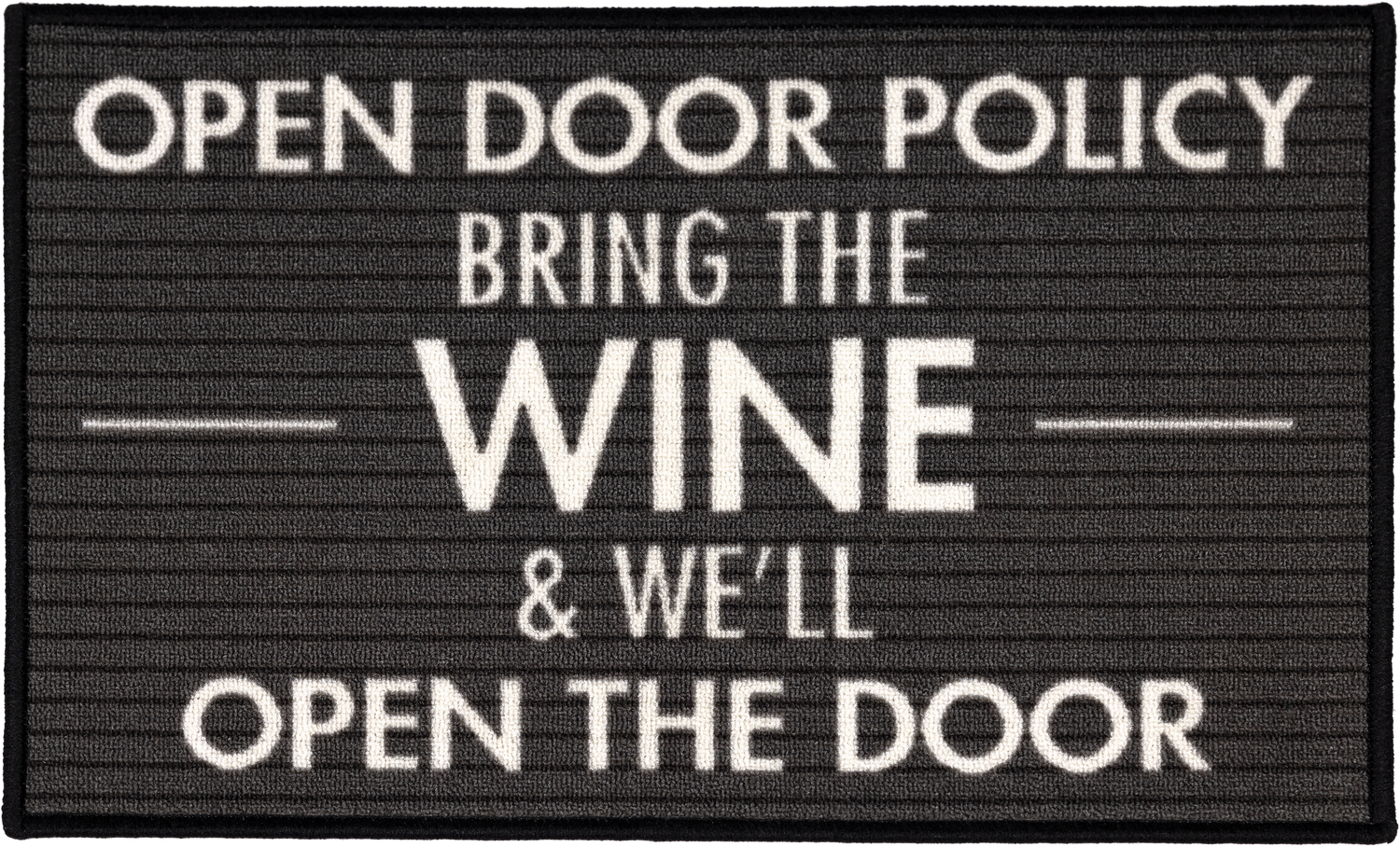 Wine by Open Door Decor - Wine - 27.5" x 17.75" Floor Mat