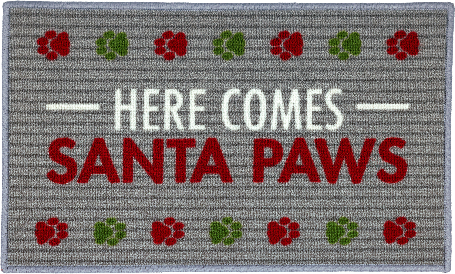 Santa Paws by Open Door Decor - Santa Paws - 27.5" x 17.75" Floor Mat