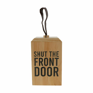 Front Door by Open Door Decor - Wooden Door Stop