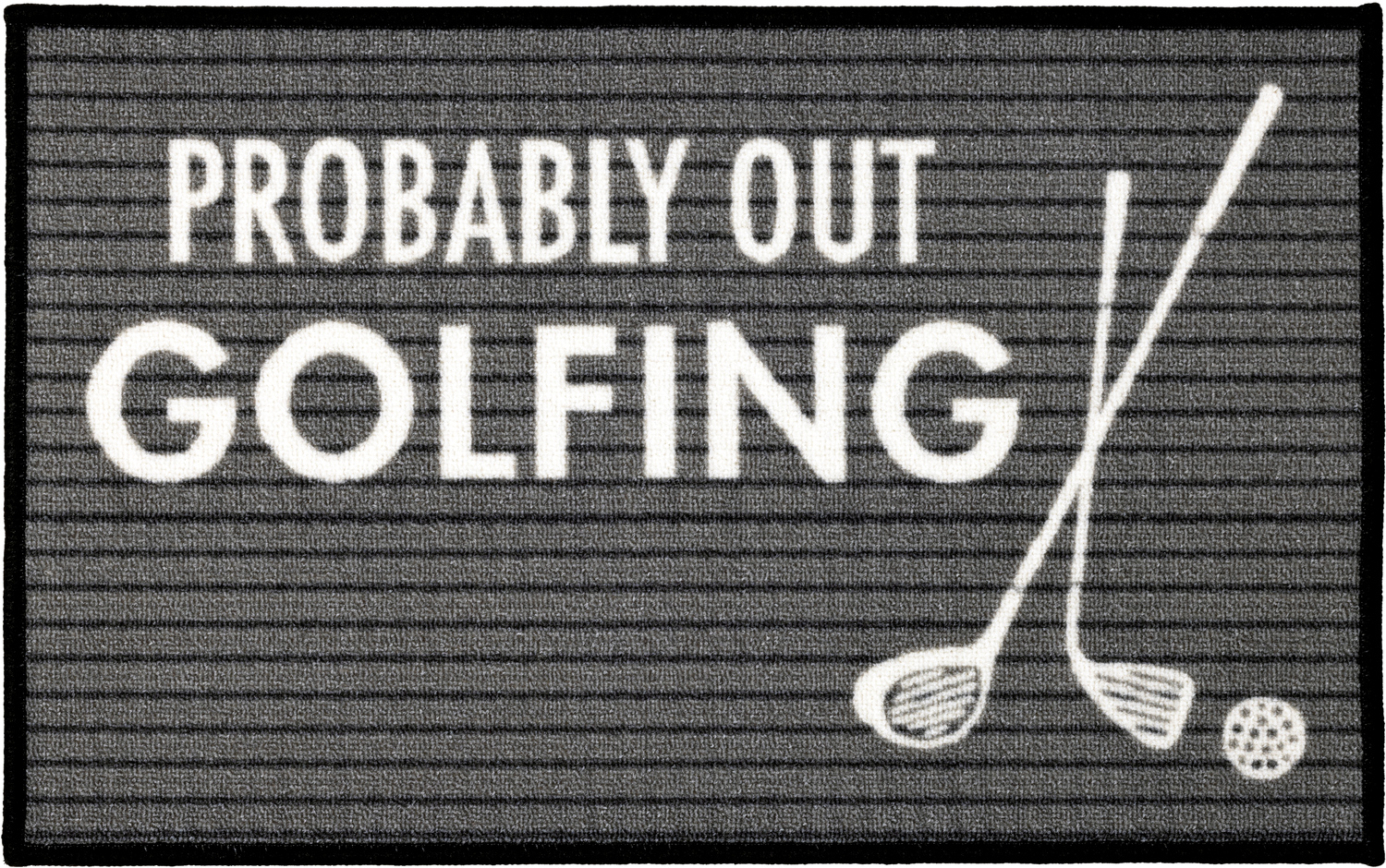 Golfing by Open Door Decor - Golfing - 27.5" x 17.75" Floor Mat