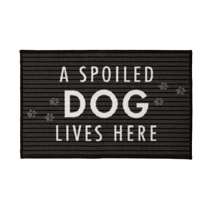 Spoiled Dog by Open Door Decor - 27.5" x 17.75" Floor Mat