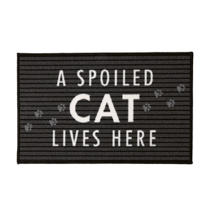 Spoiled Cat by Open Door Decor - 27.5" x 17.75" Floor Mat