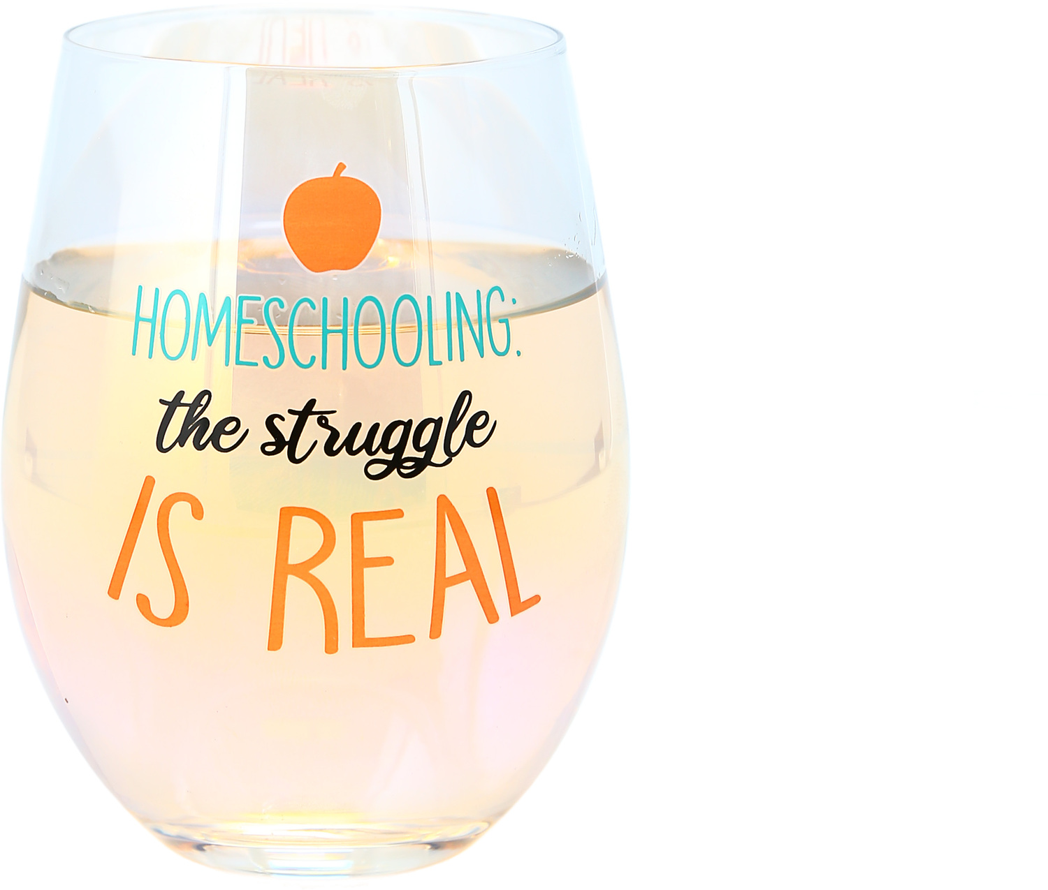 Homeschooling by Essentially Yours - Homeschooling - 18 oz Stemless Wine Glass