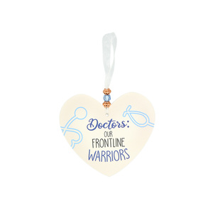 Doctors by Essentially Yours - 3.5" Heart-Shaped Ornament