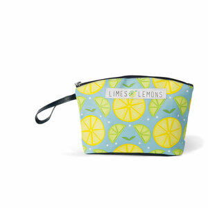 Main Squeeze- Light Blue by Livin' on the Wedge - 9.25" x 2.5" x 6" Small Nylon Bag