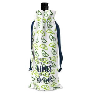 Limes-Drink by Livin' on the Wedge - 6" x 14" 100% Cotton Gift Bag