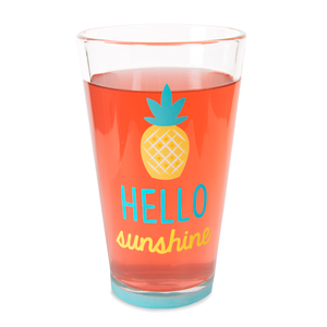 Sunshine by Livin' on the Wedge - 16 oz Pint Glass Tumbler