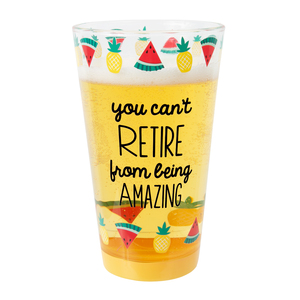 Amazing by Livin' on the Wedge - 16 oz Pint Glass Tumbler