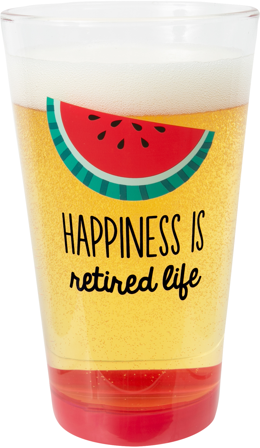 Happiness by Livin' on the Wedge - Happiness - 16 oz Pint Glass Tumbler