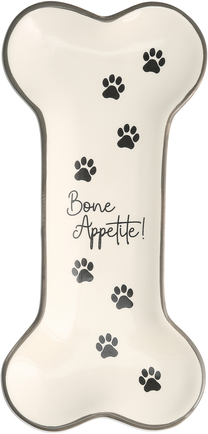 Bone Appetite! by Furever Pawsome - Bone Appetite! - 4" x 8.5" Spoon Rest