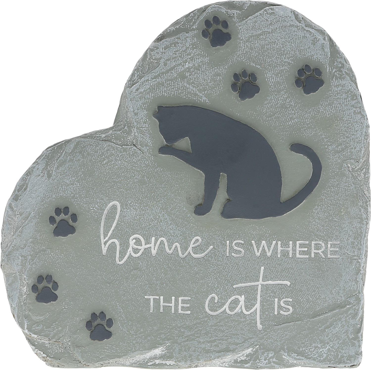 Where The Cat Is by Furever Pawsome - Where The Cat Is - 6" Garden Stone