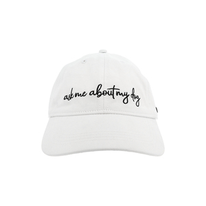 My Dog by Furever Pawsome - White Adjustable Hat