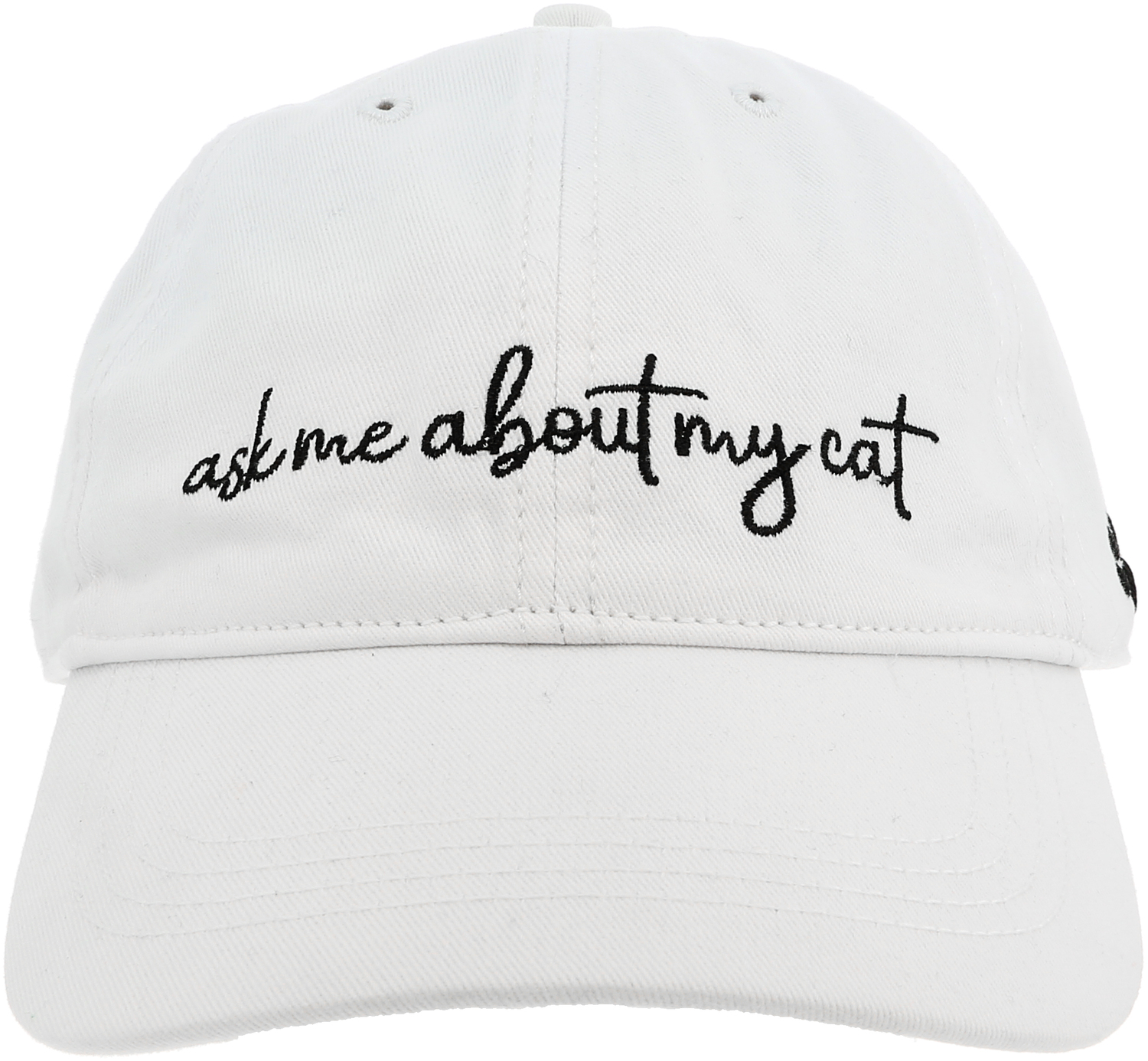 My Cat by Furever Pawsome - My Cat - White Adjustable Hat