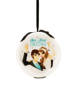 Our First Christmas by Hiccup - 120mm Blinking Ornament