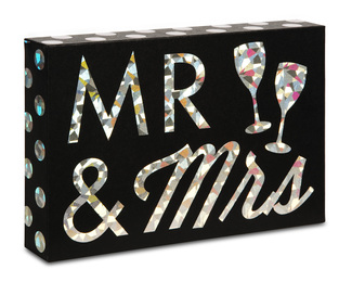 Mr. & Mrs by Hiccup - 6" x4" Plaque