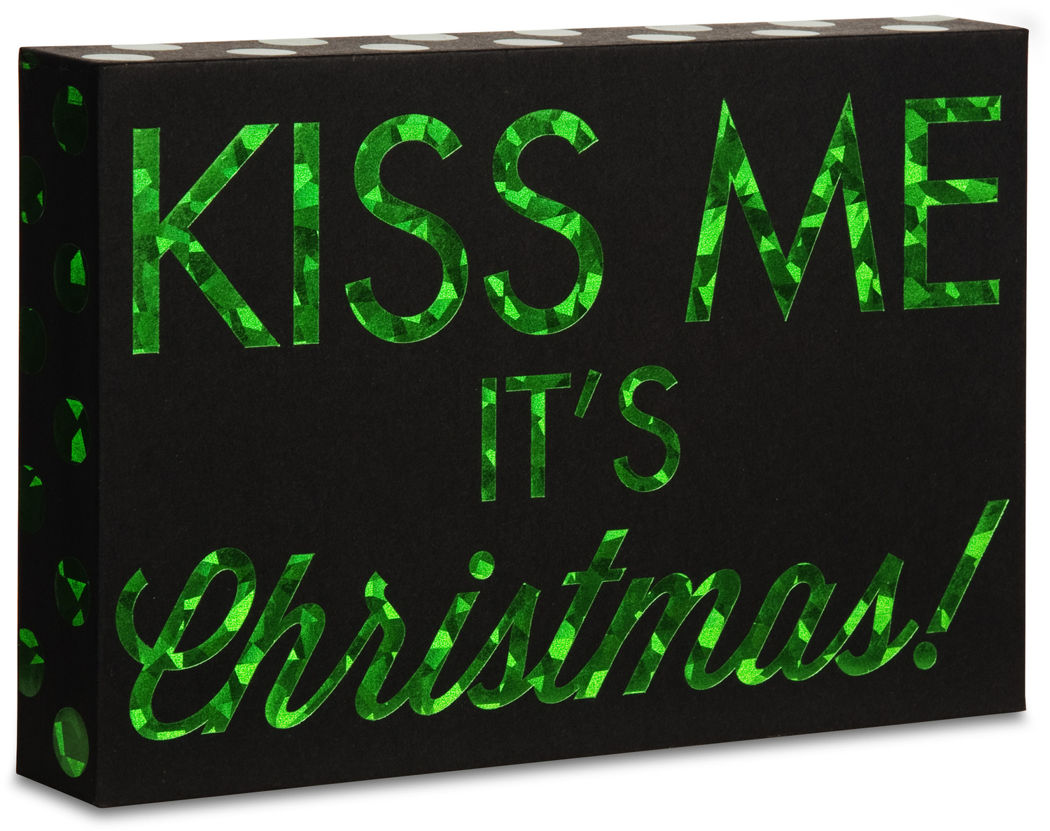 Kiss Me it's Christmas by Hiccup - Kiss Me it's Christmas - 6" x 4" Plaque