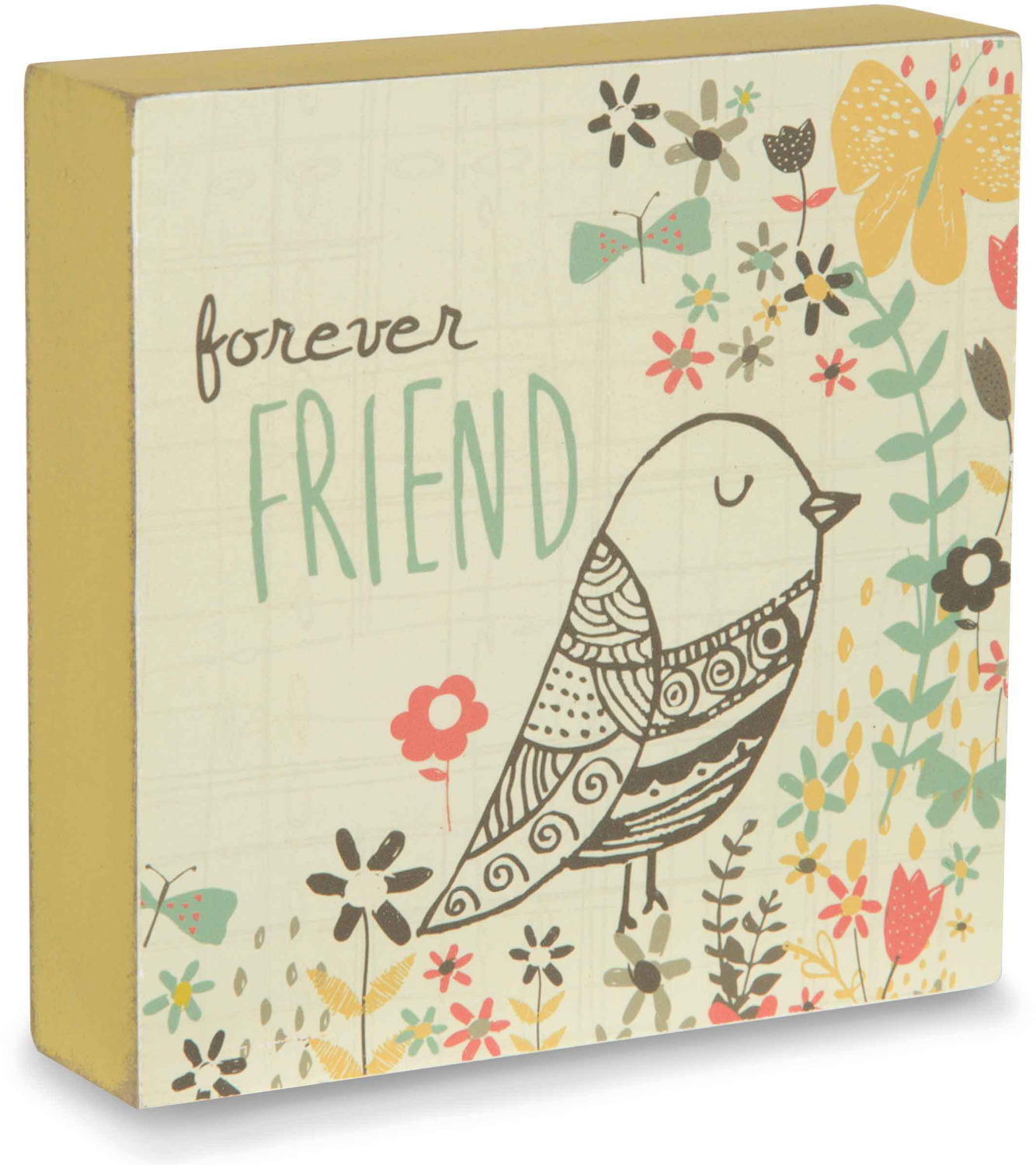 Forever Friend by Bloom by Amylee Weeks - <em>Friend</em> - Mini Plaque & Wall Art -