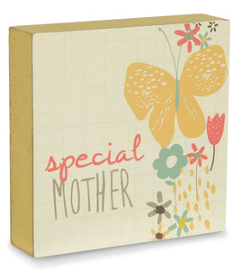 Special Mother by Bloom by Amylee Weeks - 4" x 4" Plaque