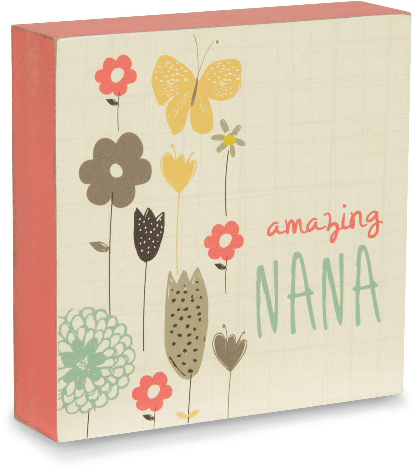 Amazing Nana by Bloom by Amylee Weeks - Amazing Nana - 4" x 4" Plaque