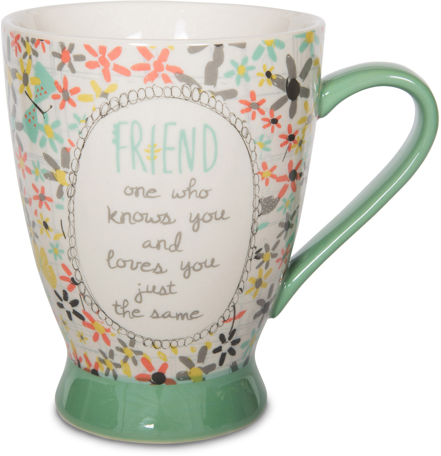 Friend by Bloom by Amylee Weeks - Friend - 18 oz Flowers Mug
