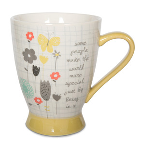 Someone Special by Bloom by Amylee Weeks - 18 oz Butterfly & Flowers Mug