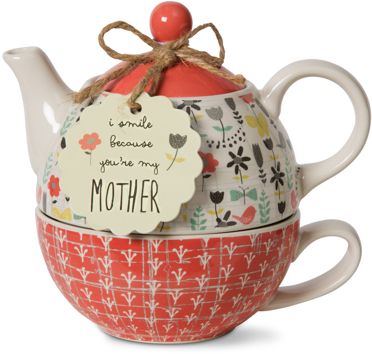 Mother by Bloom by Amylee Weeks - <em>Mother</em> - Teapot & Cup Combo -