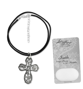 Cross Necklace by Little Things Mean A Lot - With 1.5" Cross Pendant
