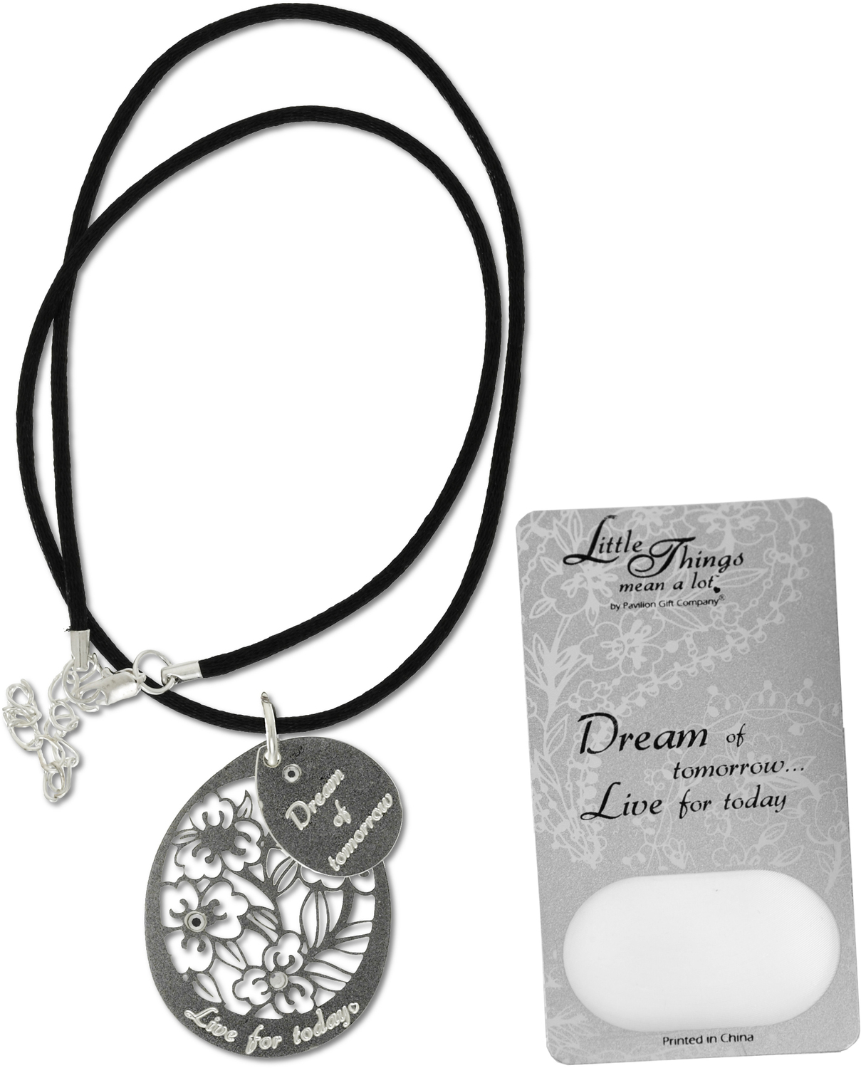Dream Necklace by Little Things Mean A Lot - Dream Necklace - With 1.5" Teardrop Pendant