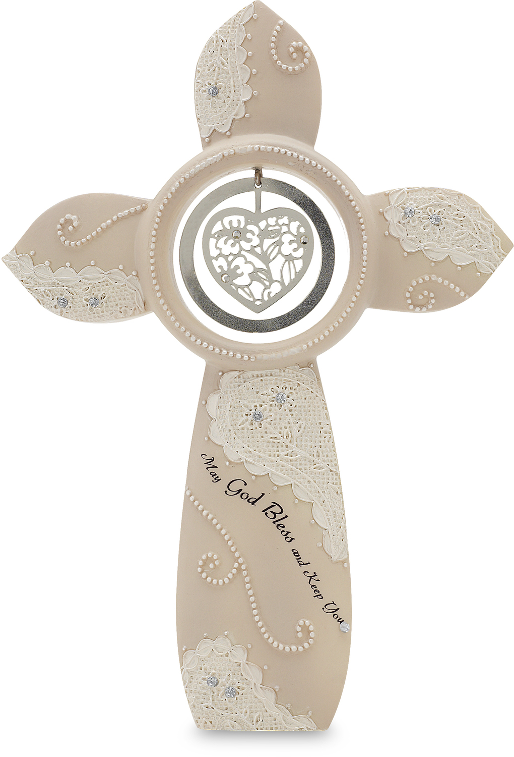 May God Bless and Keep You by Little Things Mean A Lot - May God Bless and Keep You - 7" Self Standing Cross