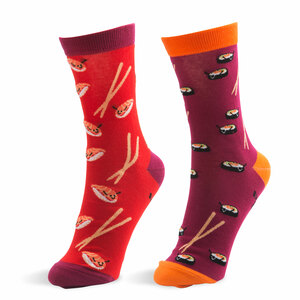 Sushi by Late Night Snacks - S/M Unisex Socks