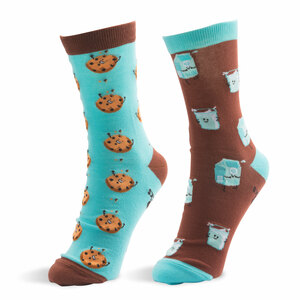 Milk and Cookies by Late Night Snacks - M/L Unisex Sock