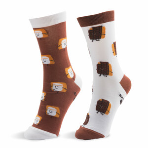 S'mores by Late Night Snacks - S/M Unisex Socks