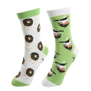 Coffee and Donut by Late Night Snacks - S/M Unisex Socks