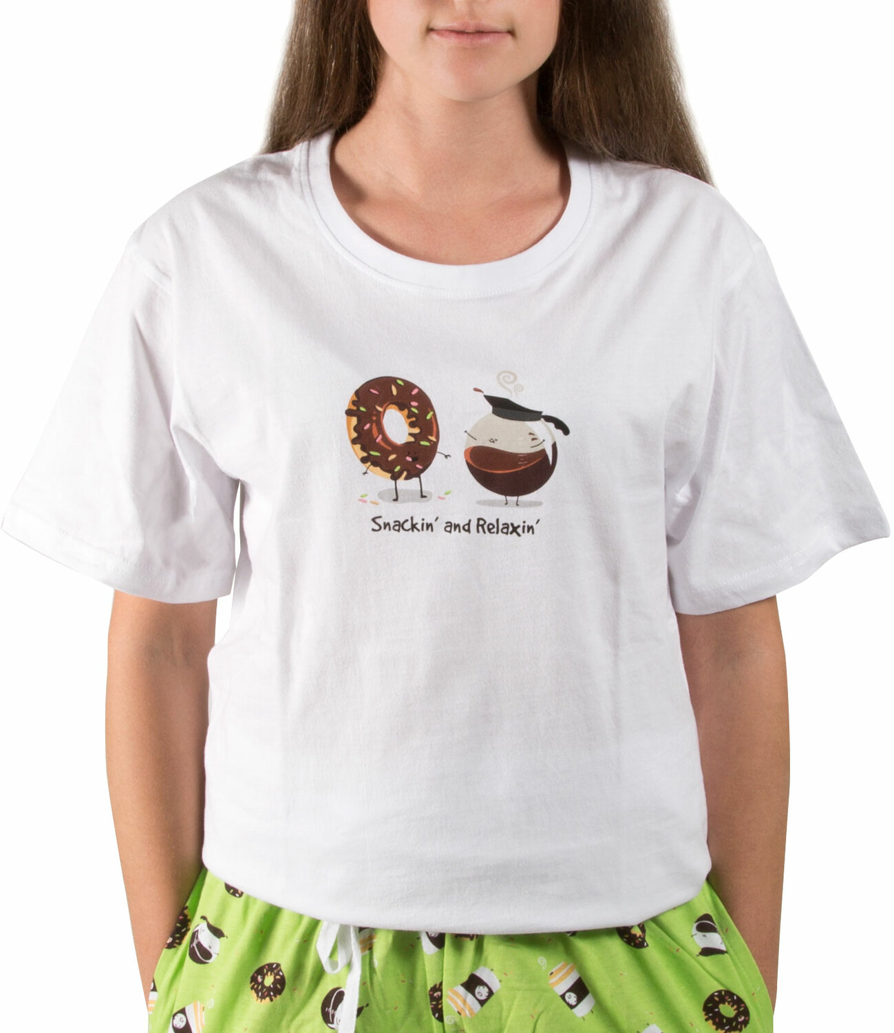 Donuts and Coffee by Late Night Snacks - Donuts and Coffee - L Unisex T-Shirt