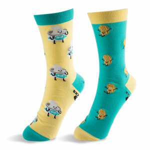 Chips and Dip by Late Night Snacks - M/L Unisex Sock